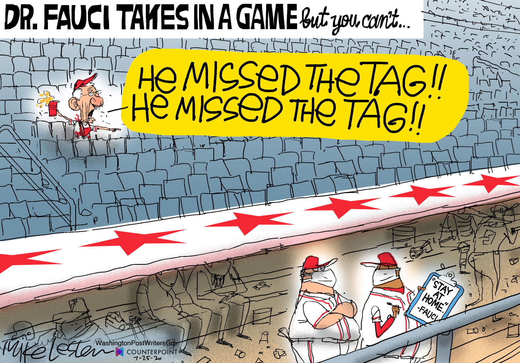 Mike Lester cartoon